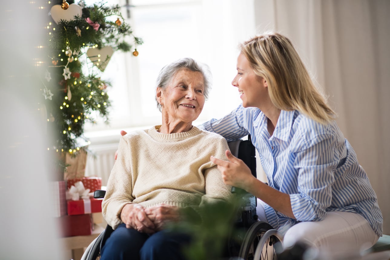 Disabled Elder Women and her Guardian